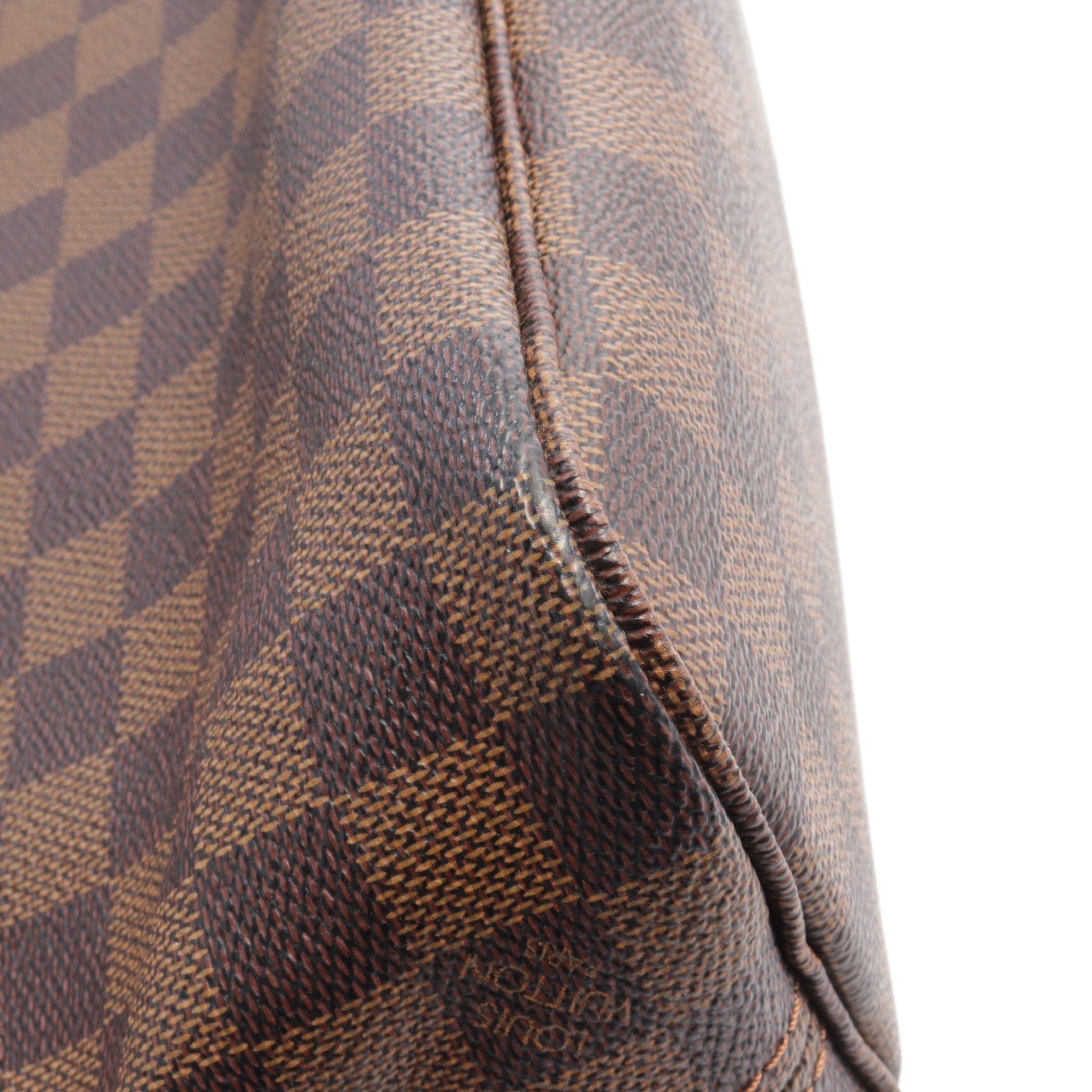 Louis Vuitton Louis Vuitton Neverfull Pm Damier Ebene Handbag Tote Bag Leather Brown Size ONE SIZE - 6 Thumbnail