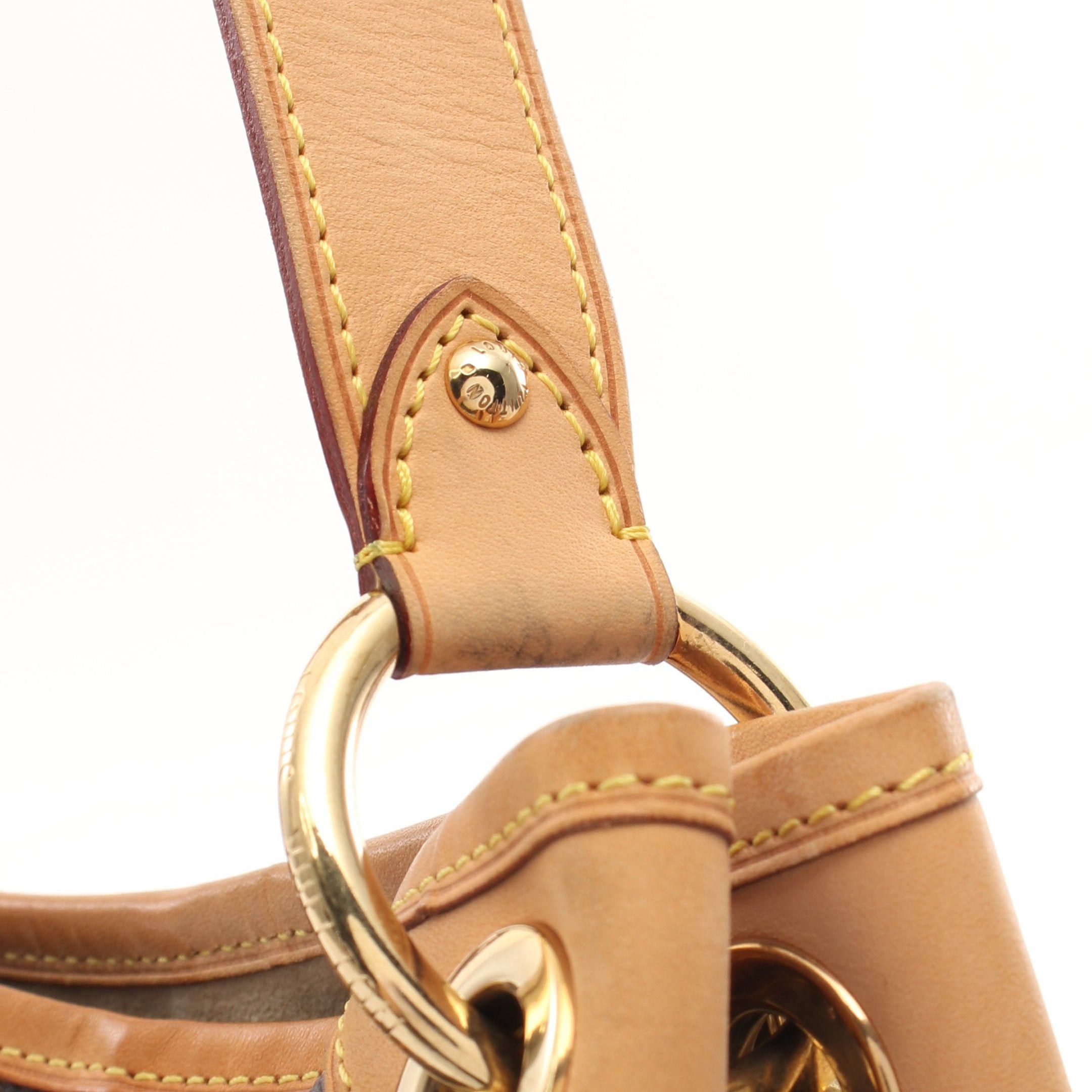Louis Vuitton Louis Vuitton Galliera Pm Monogram One Shoulder Bag Leather Brown Size ONE SIZE - 8 Thumbnail