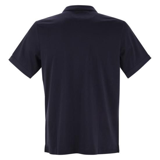 Fay FAY Men Polo Shirts NPMB2501340UCX BLUE Size US XXL / EU 58 / 5 - 2 Thumbnail