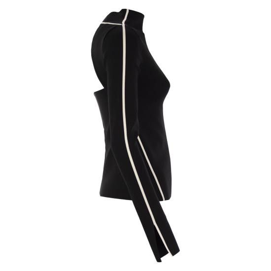 Sportmax SPORTMAX Women Sweater 2512361131600 BLACK Size S / US 4 / IT 40 - 3 Thumbnail