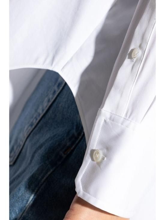 Theory THEORY Women Shirts O0104541 100 White Size L / US 10 / IT 46 - 2 Thumbnail