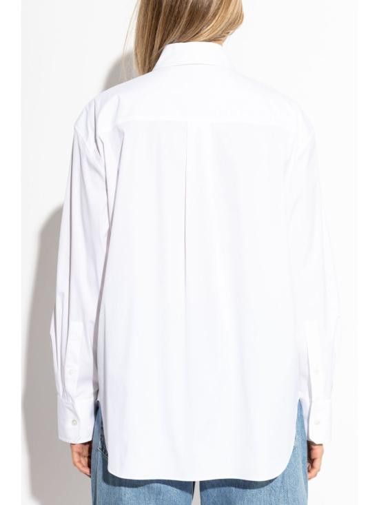 Theory THEORY Women Shirts O0104541 100 White Size L / US 10 / IT 46 - 4 Thumbnail