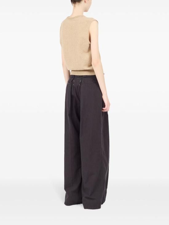 Maison Margiela MAISON MARGIELA Women Sweater S51FB0077 M13090109M Brown Size L / US 10 / IT 46 - 5 Thumbnail