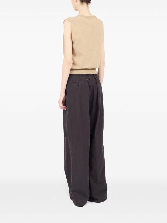 Maison Margiela MAISON MARGIELA Women Sweater S51FB0077 M13090109M Brown Size L / US 10 / IT 46 - 6 Thumbnail