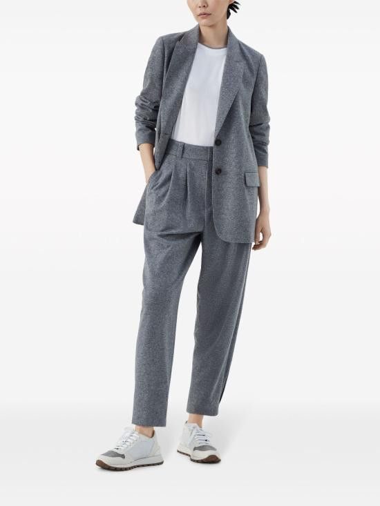 Brunello Cucinelli BRUNELLO CUCINELLI Women Sweater M0T18BD200 C159 White Size L / US 10 / IT 46 - 5 Thumbnail