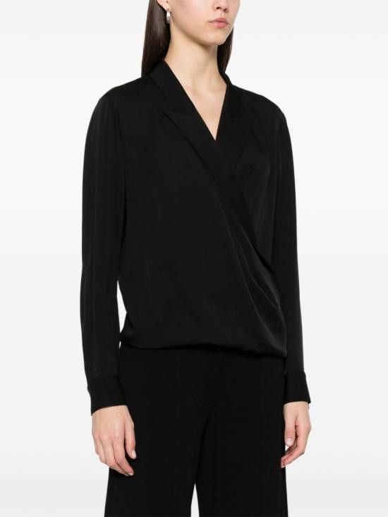 Theory THEORY Women Shirts O1102503 001 Black Size L / US 10 / IT 46 - 2 Thumbnail