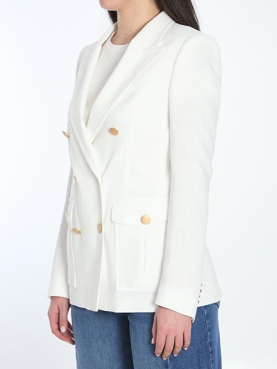 Tagliatore TAGLIATORE Women Jackets JHONEY WHITE Size S / US 4 / IT 40 - 2 Thumbnail