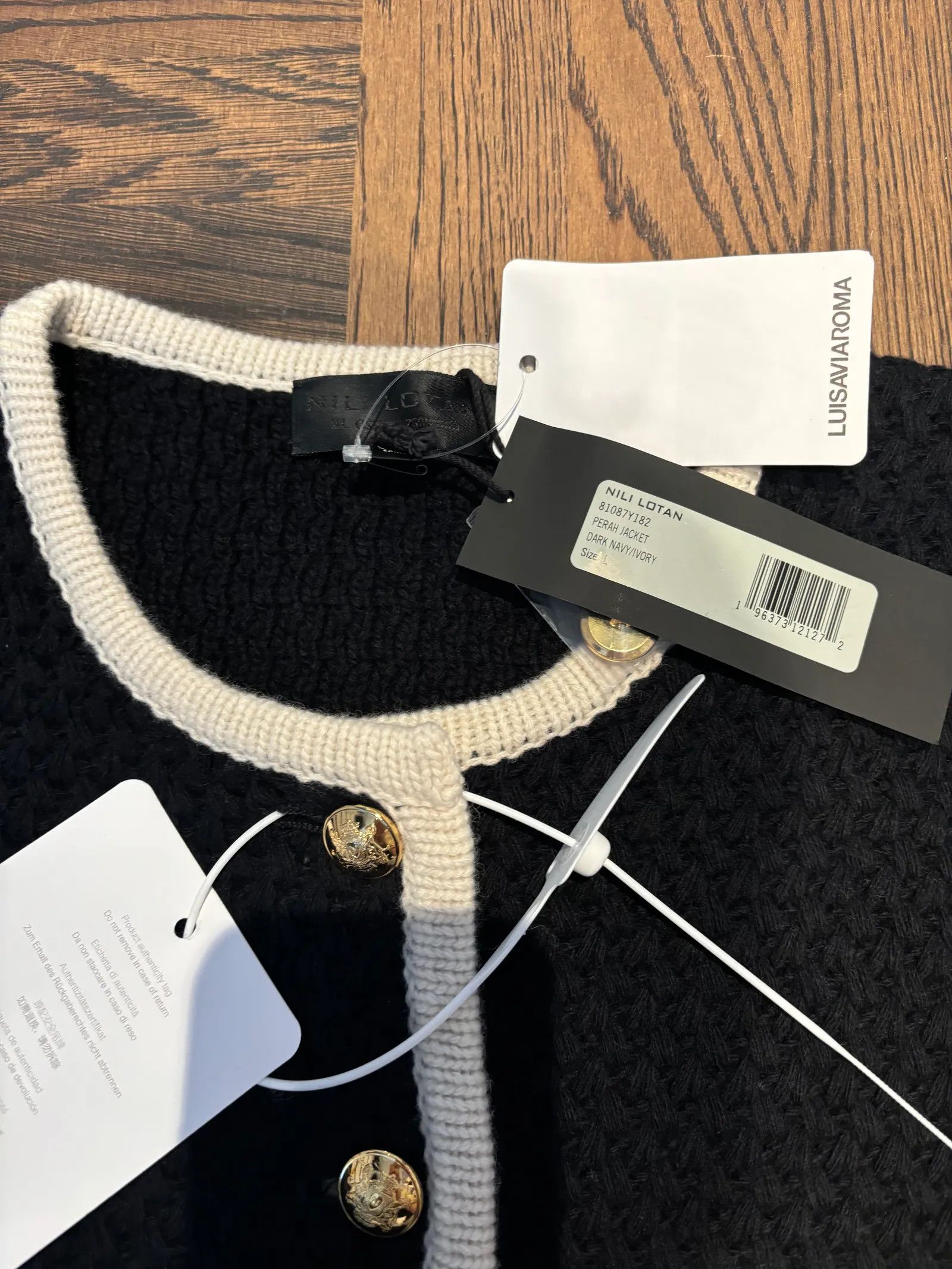 Nili Lotan Nili Lotan Cardigan Size L / US 10 / IT 46 - 4 Thumbnail