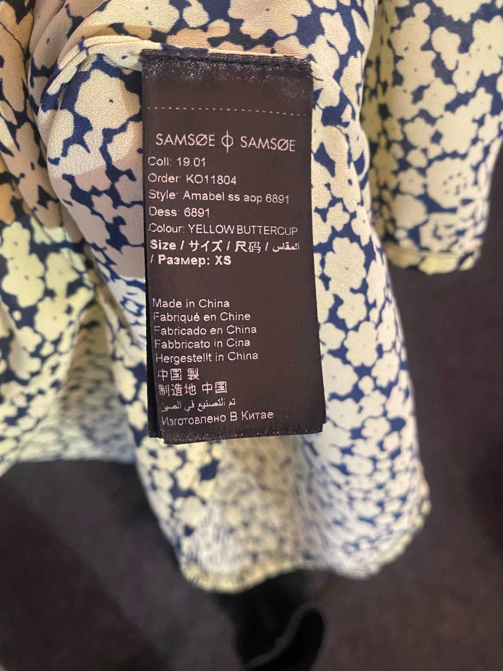 Samsoe Samsoe Samsøe Samsøe Yellow buttercup Blouse Size XS / US 0-2 / IT 36-38 - 3 Thumbnail