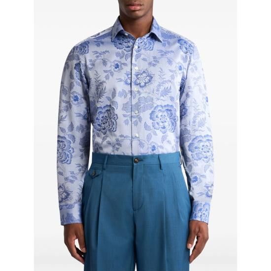Etro ETRO Men Long Tops 99TJ563 MRIB0001 B0065 BLUE Size US M / EU 48-50 / 2 - 4 Thumbnail