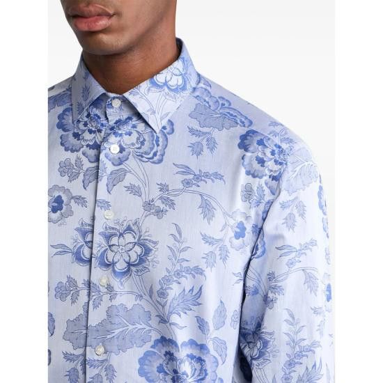 Etro ETRO Men Long Tops 99TJ563 MRIB0001 B0065 BLUE Size US M / EU 48-50 / 2 - 2 Thumbnail
