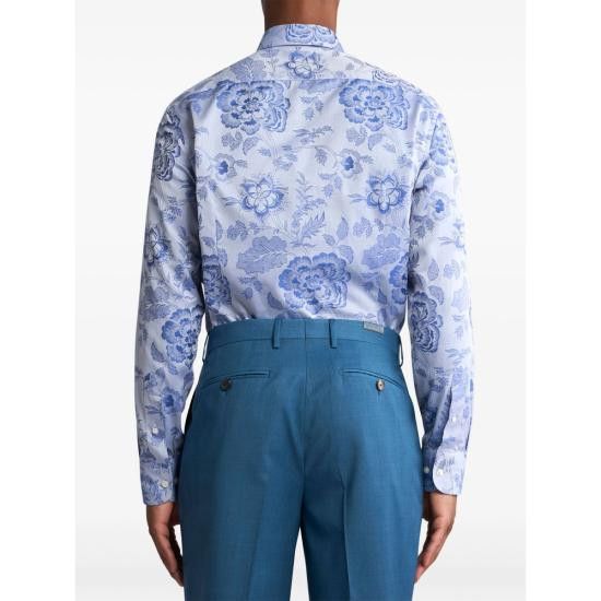 Etro ETRO Men Long Tops 99TJ563 MRIB0001 B0065 BLUE Size US M / EU 48-50 / 2 - 3 Thumbnail