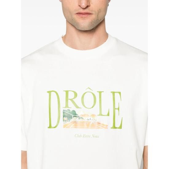 Drole De Monsieur DROLE DE MONSIEUR Men T-Shirts G TS246 CO002 OFFWH WHITE Size US L / EU 52-54 / 3 - 2 Thumbnail