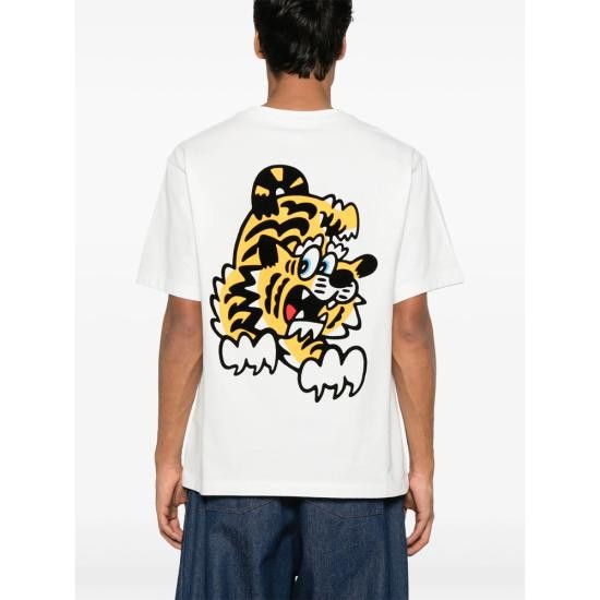 Kenzo KENZO Men T-Shirts FF55TS5474SG 02 WHITE Size US XL / EU 56 / 4 - 2 Thumbnail