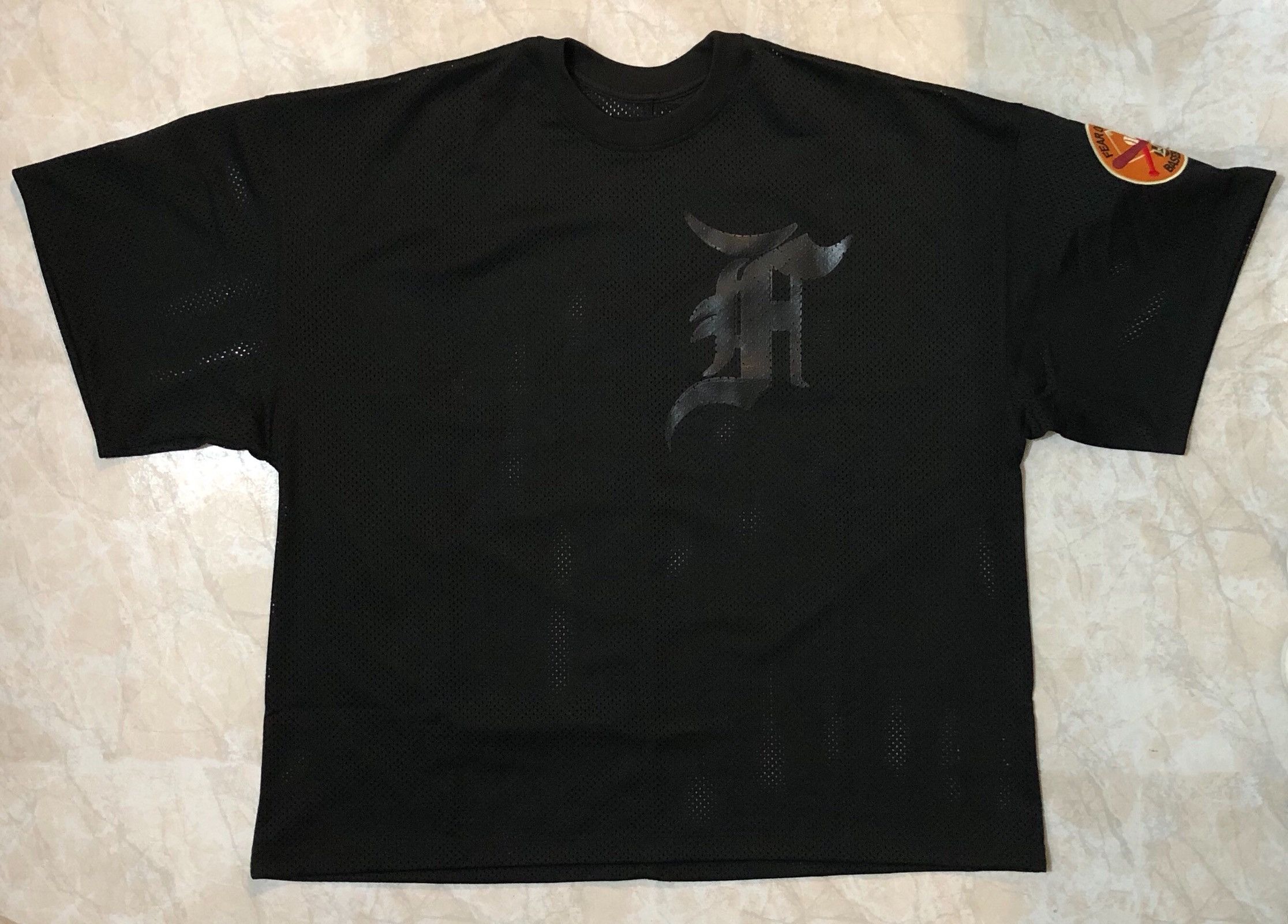 Fear of God 5th Collection Mesh Batting Jersey Black Friday 