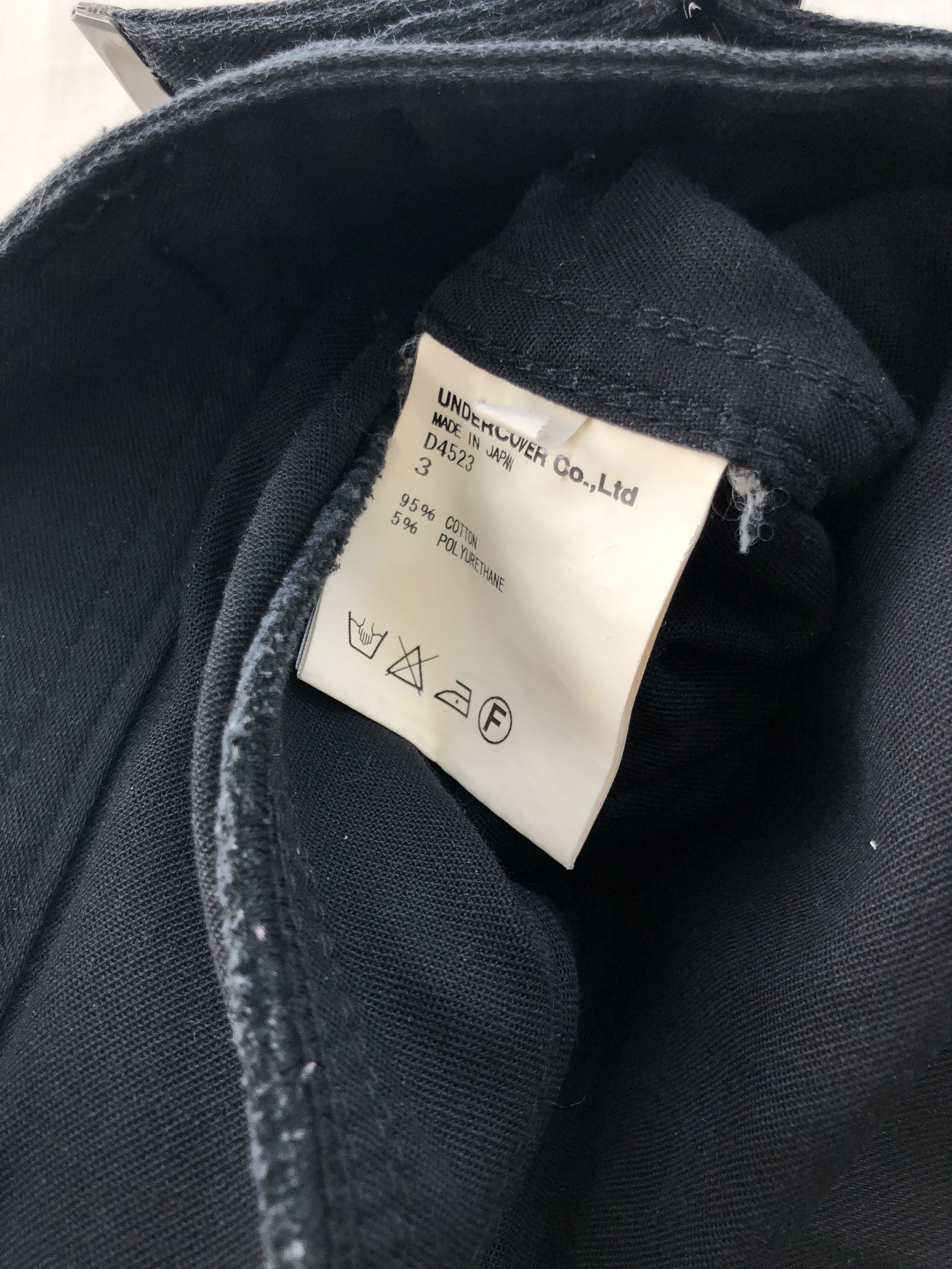 Undercover A/W09 "EARMUFF MANIAC" BLACK CARGO PANTS, SIZE 3 Size US 30 / EU 46 - 5 Thumbnail