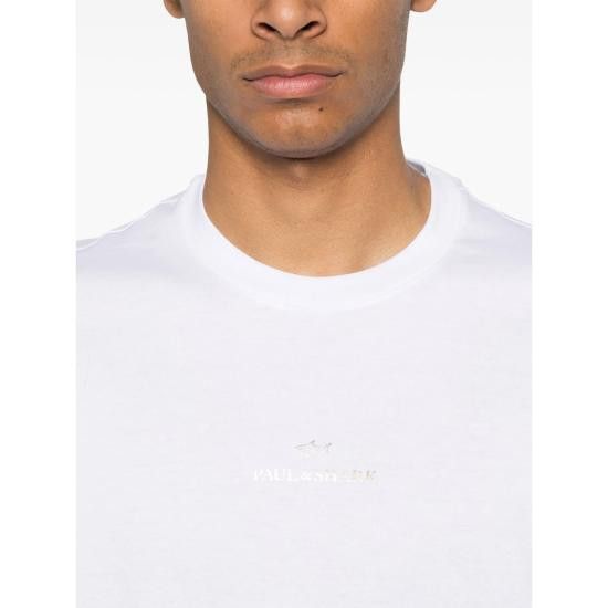 Paul & Shark PAUL & SHARK Men T-Shirts C0P1240 10E WHITE Size US XXL / EU 58 / 5 - 2 Thumbnail