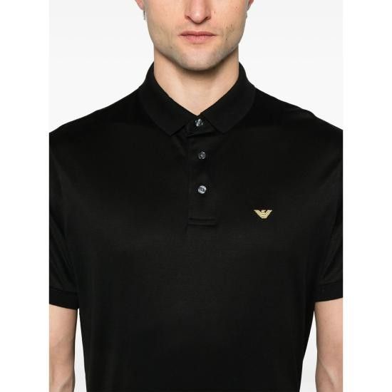 Emporio Armani EMPORIO ARMANI Men Polo Shirts AF10017 EM001704 MC184 BLACK Size US L / EU 52-54 / 3 - 3 Thumbnail