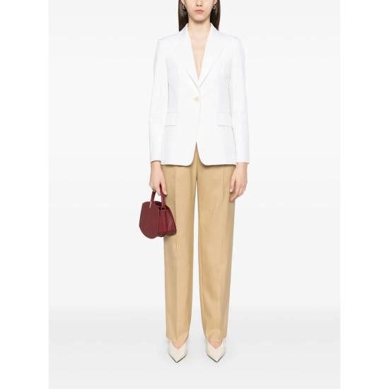 Max Mara MAX MARA Women Suit Jackets PALCHI 330 001 WHITE Size S / US 4 / IT 40 - 4 Thumbnail