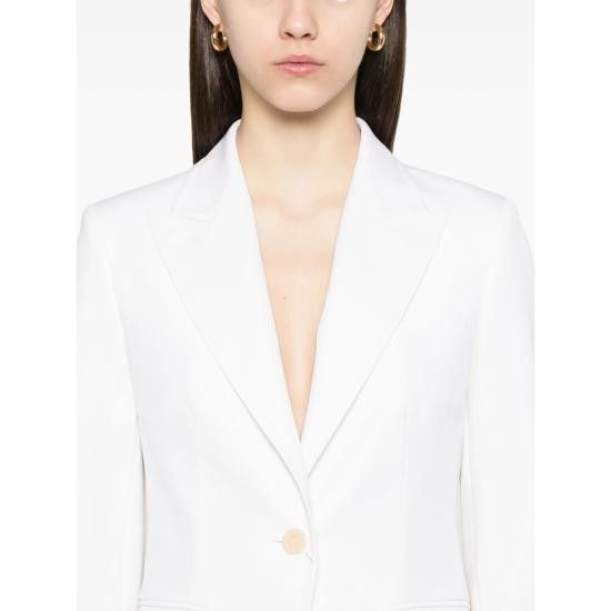 Max Mara MAX MARA Women Suit Jackets PALCHI 330 001 WHITE Size S / US 4 / IT 40 - 3 Thumbnail