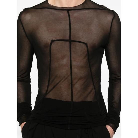 Rick Owens RICK OWENS Men T-Shirts RU01E5271 JCR 09 BLACK Size US L / EU 52-54 / 3 - 3 Thumbnail
