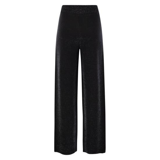 Fabiana Filippi FABIANA FILIPPI Women Straight Pants PAD265F425 BLACK Size 28" / US 6 / IT 42 - 2 Thumbnail