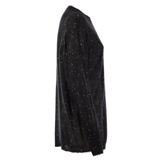 Fabiana Filippi FABIANA FILIPPI Women Sweater MAD265F081 BLACK Size XS / US 0-2 / IT 36-38 - 3 Thumbnail