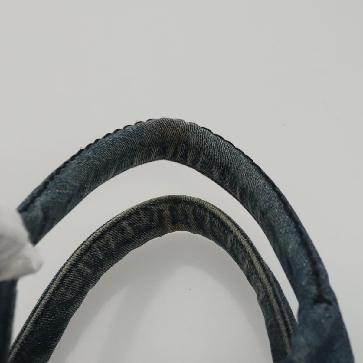 Prada Canapa Blue Denim - Jeans Tote Bag (Pre-Owned) Size ONE SIZE - 4 Thumbnail