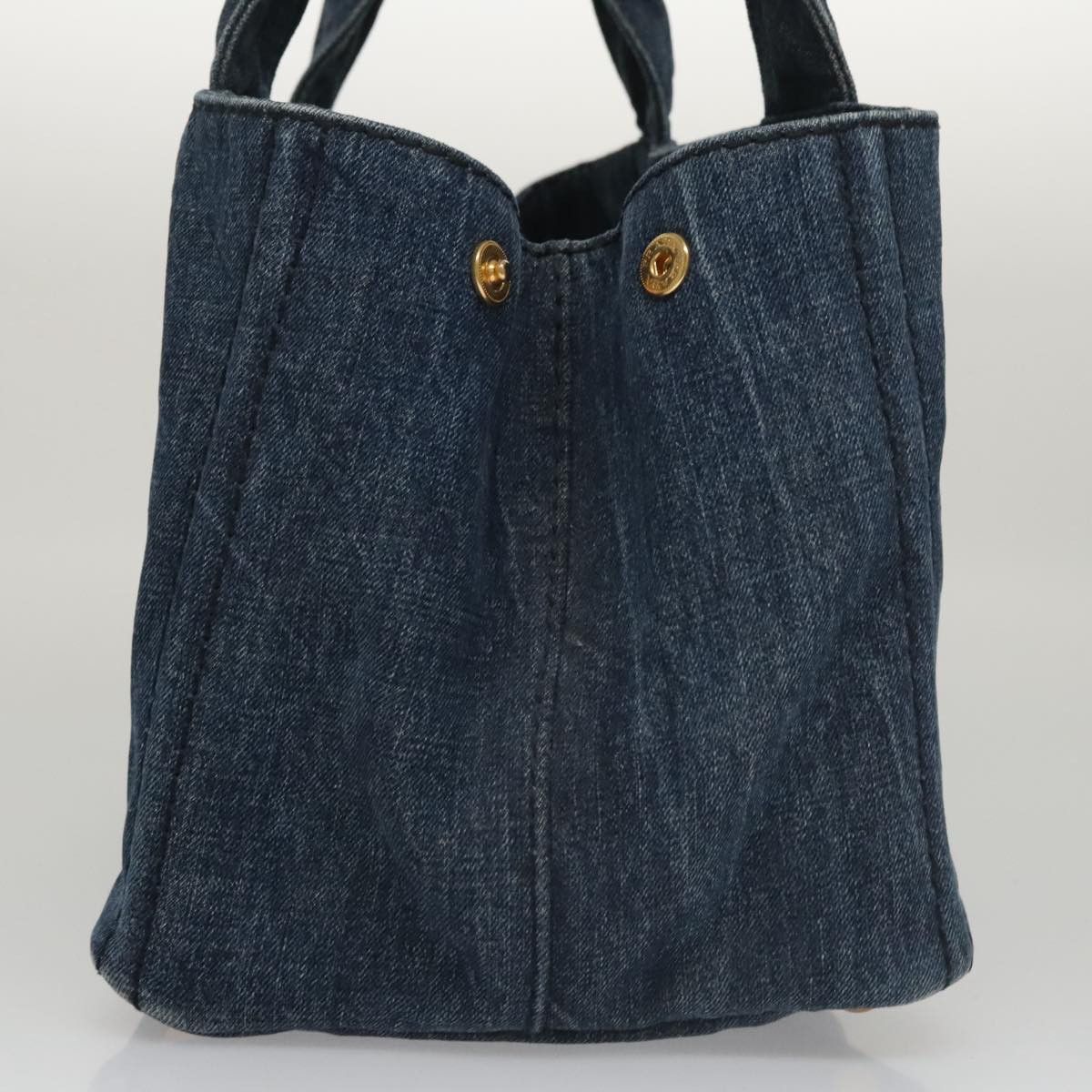Prada Canapa Blue Denim - Jeans Tote Bag (Pre-Owned) Size ONE SIZE - 14 Thumbnail