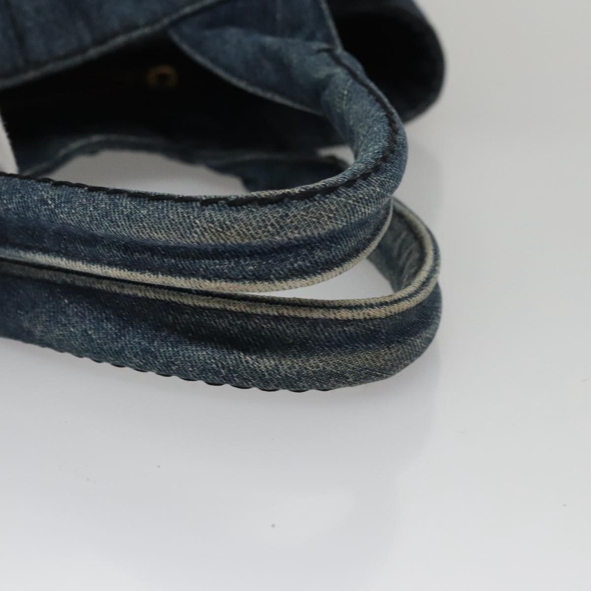 Prada Canapa Blue Denim - Jeans Tote Bag (Pre-Owned) Size ONE SIZE - 5 Thumbnail
