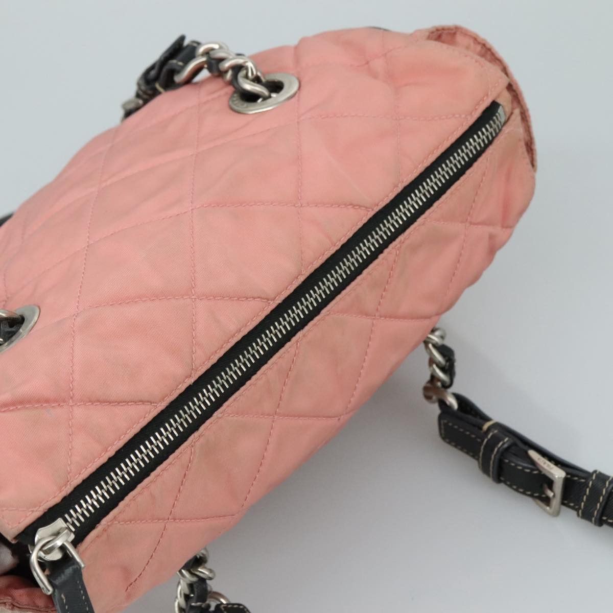 Prada Re-Nylon Pink Canvas Shoulder Bag (Pre-Owned) Size ONE SIZE - 9 Thumbnail