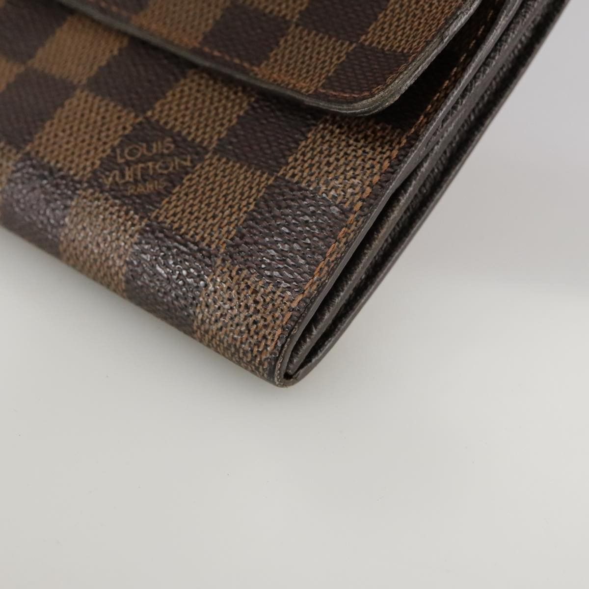Louis Vuitton Portefeuille Sarah Brown Canvas Wallet (Pre-Owned) Size ONE SIZE - 6 Thumbnail