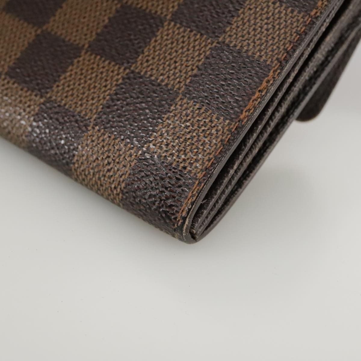 Louis Vuitton Portefeuille Sarah Brown Canvas Wallet (Pre-Owned) Size ONE SIZE - 8 Thumbnail