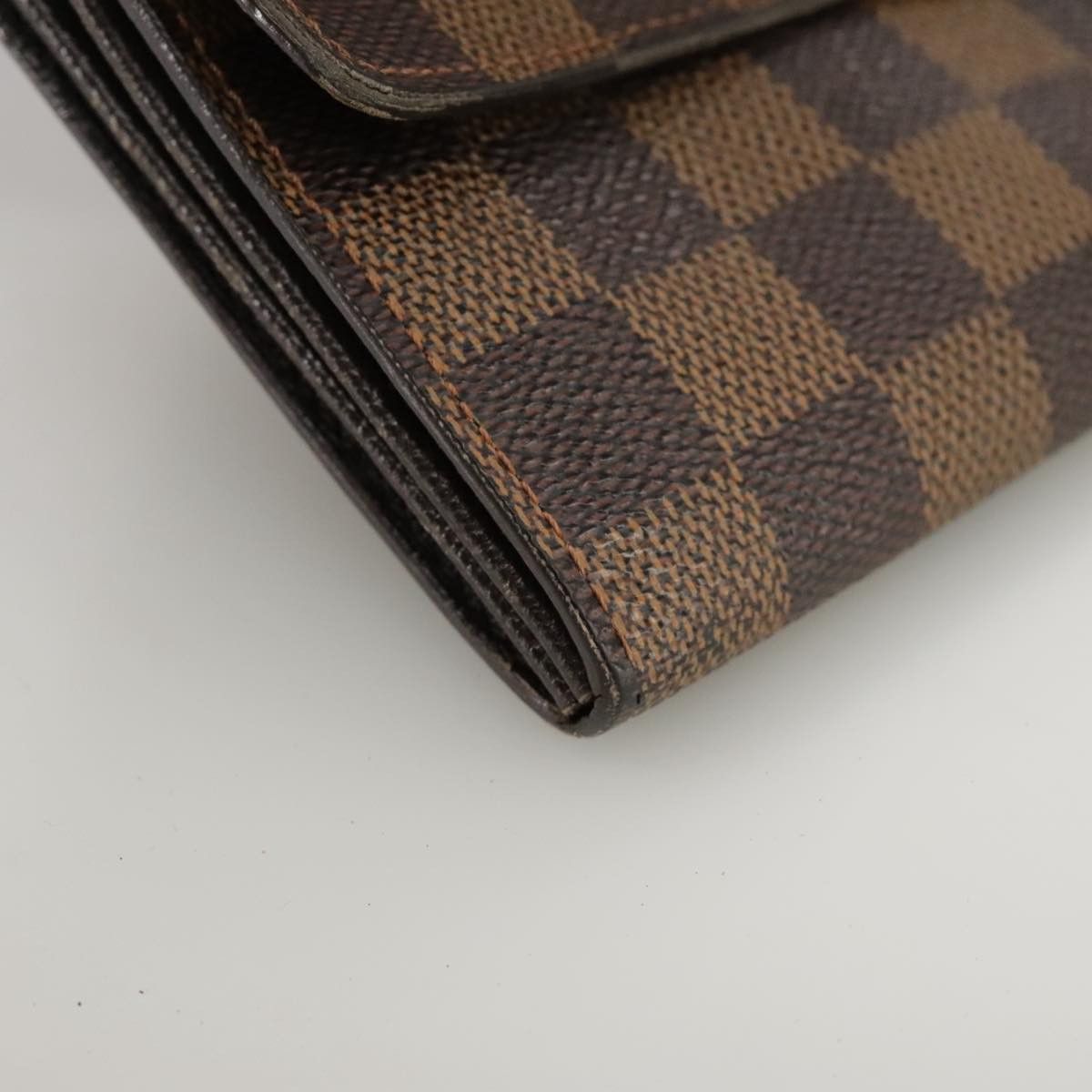 Louis Vuitton Portefeuille Sarah Brown Canvas Wallet (Pre-Owned) Size ONE SIZE - 5 Thumbnail