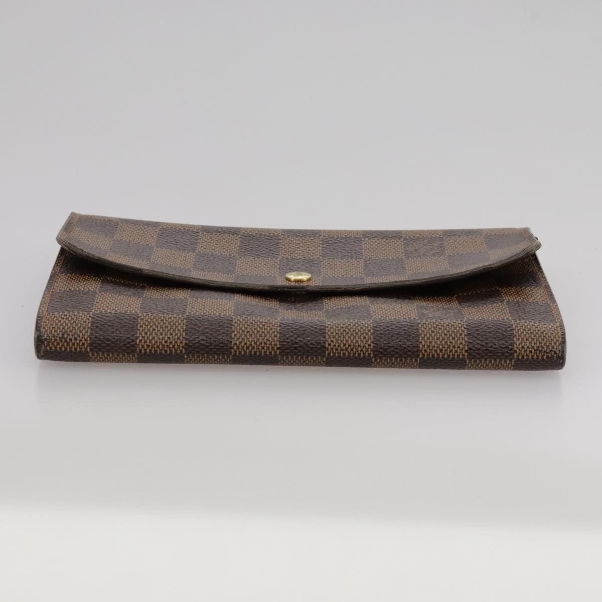 Louis Vuitton Portefeuille Sarah Brown Canvas Wallet (Pre-Owned) Size ONE SIZE - 15 Thumbnail