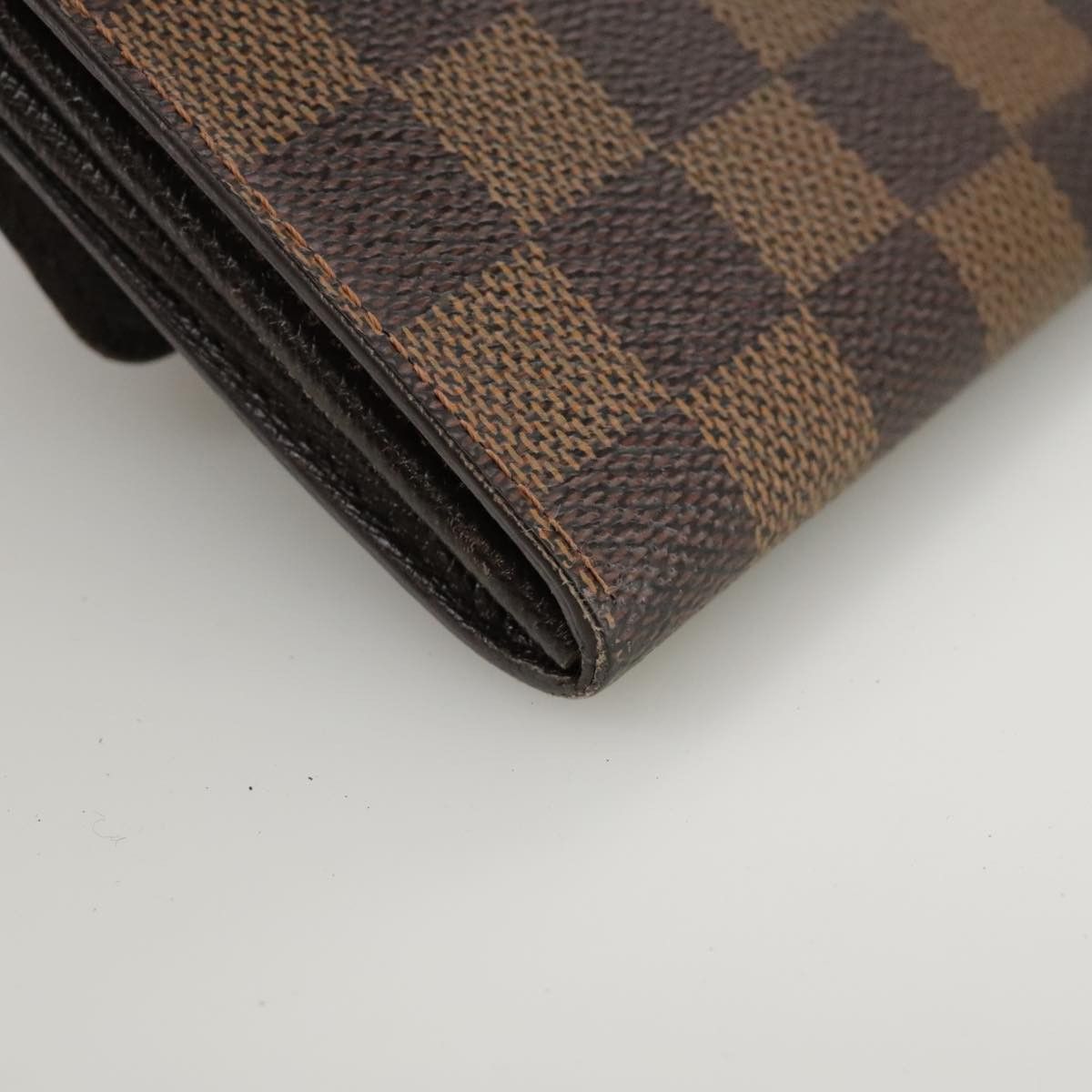 Louis Vuitton Portefeuille Sarah Brown Canvas Wallet (Pre-Owned) Size ONE SIZE - 7 Thumbnail