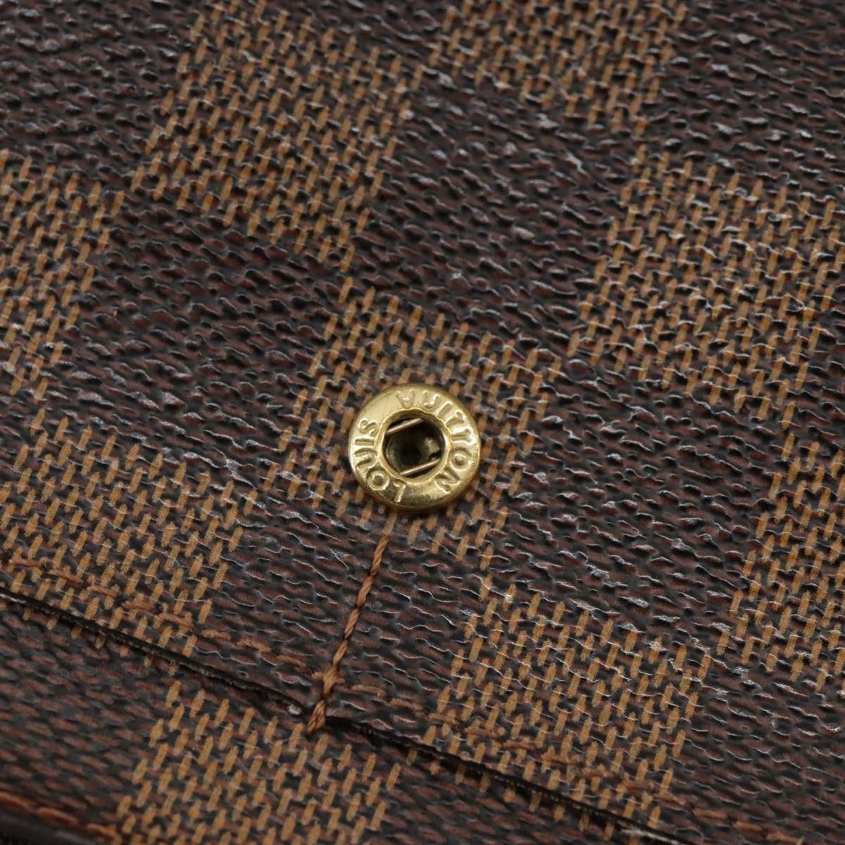 Louis Vuitton Portefeuille Sarah Brown Canvas Wallet (Pre-Owned) Size ONE SIZE - 17 Thumbnail