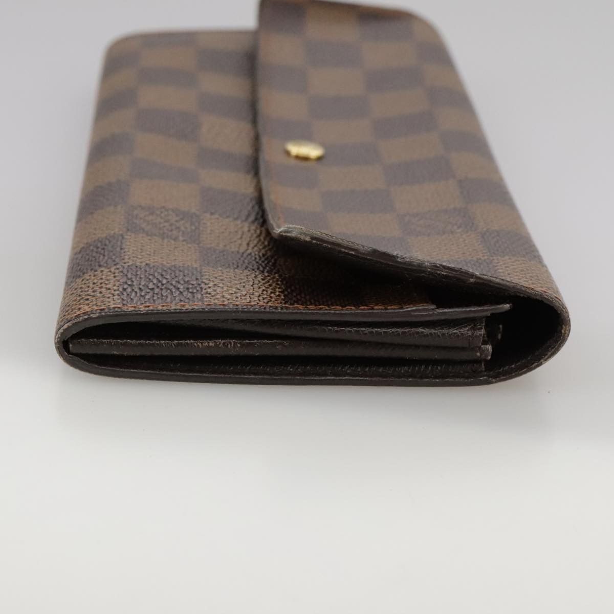 Louis Vuitton Portefeuille Sarah Brown Canvas Wallet (Pre-Owned) Size ONE SIZE - 4 Thumbnail