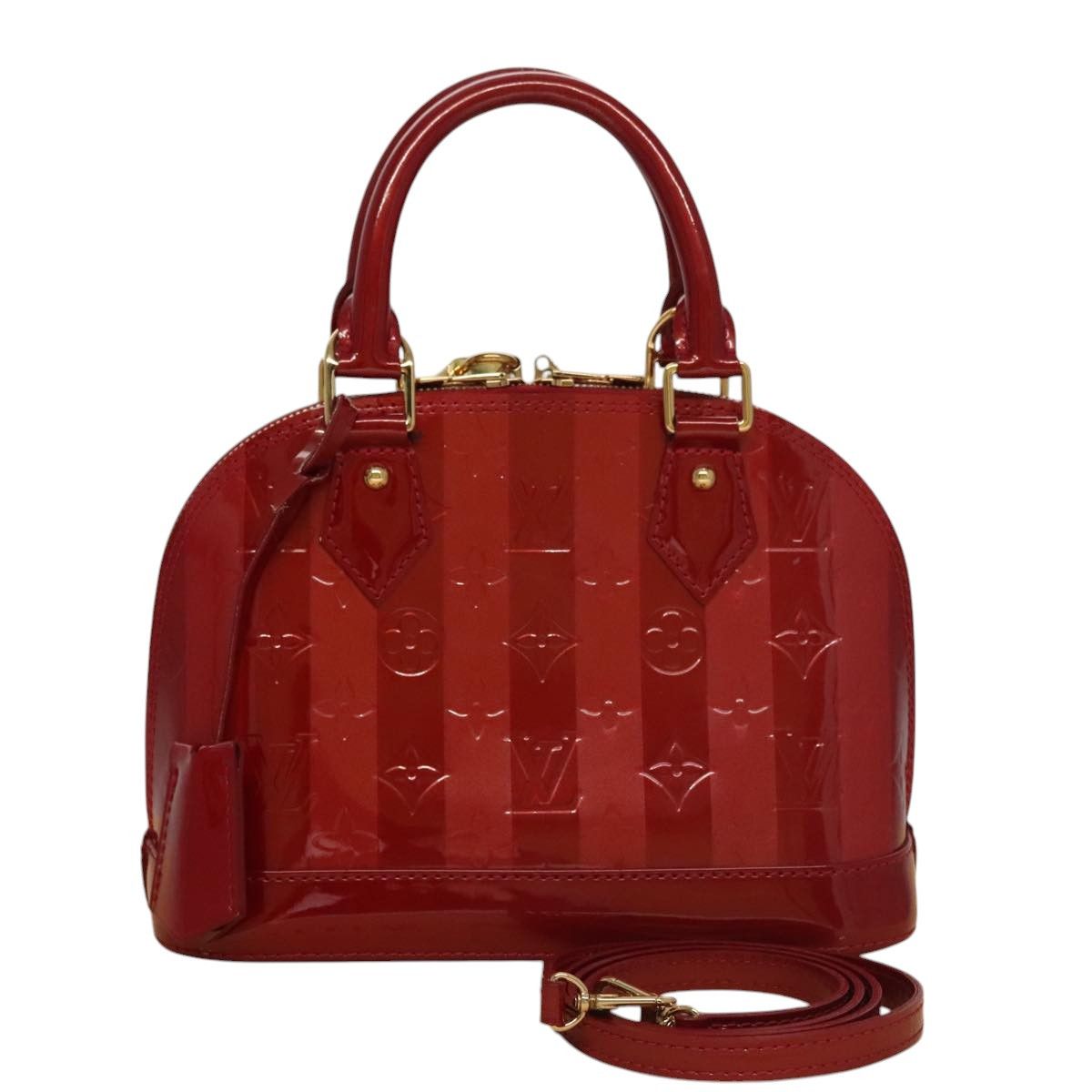 Louis Vuitton Alma Red Patent Leather Handbag (Pre-Owned) Size ONE SIZE - 19 Thumbnail