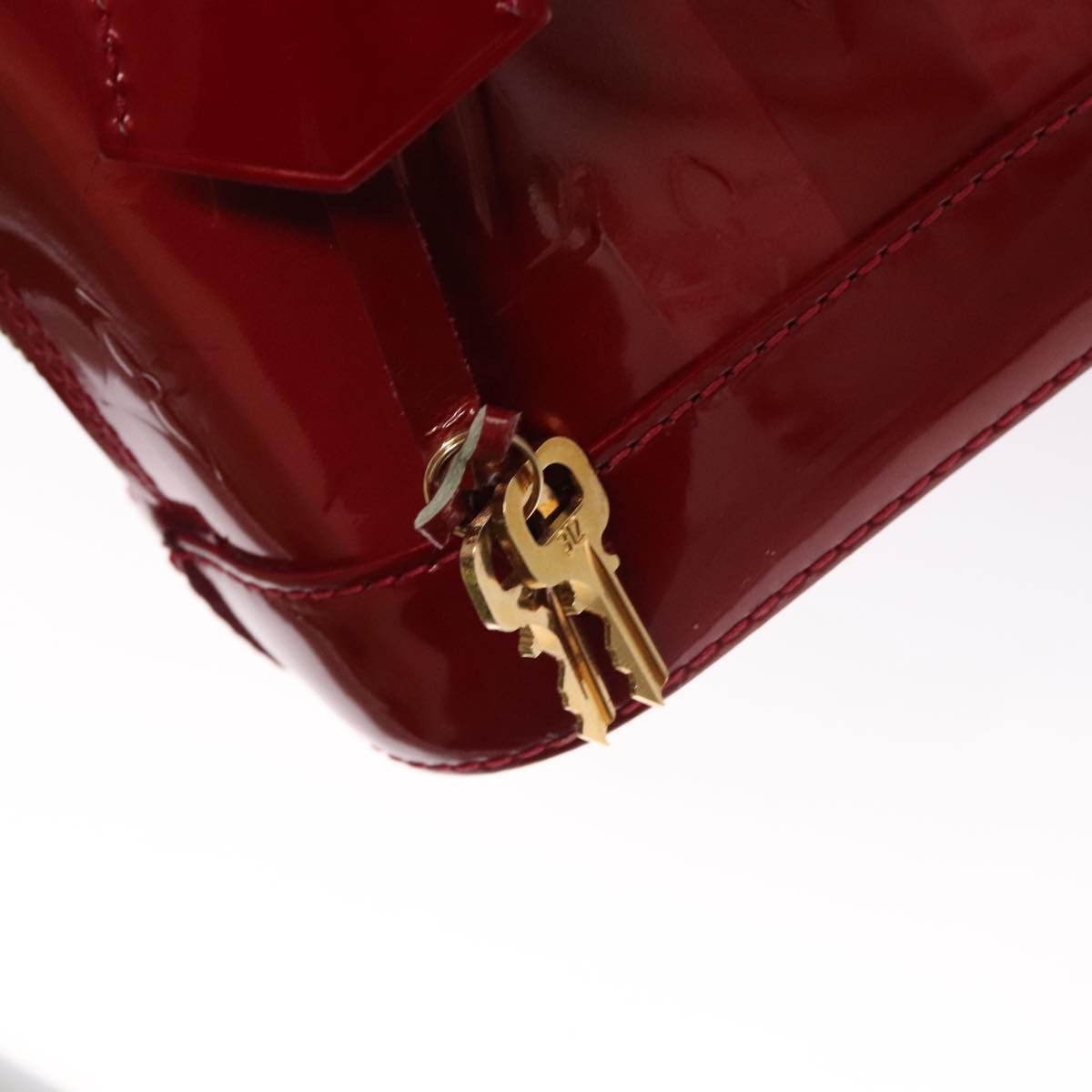 Louis Vuitton Alma Red Patent Leather Handbag (Pre-Owned) Size ONE SIZE - 18 Thumbnail