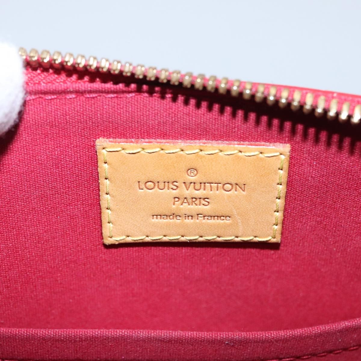 Louis Vuitton Alma Red Patent Leather Handbag (Pre-Owned) Size ONE SIZE - 15 Thumbnail