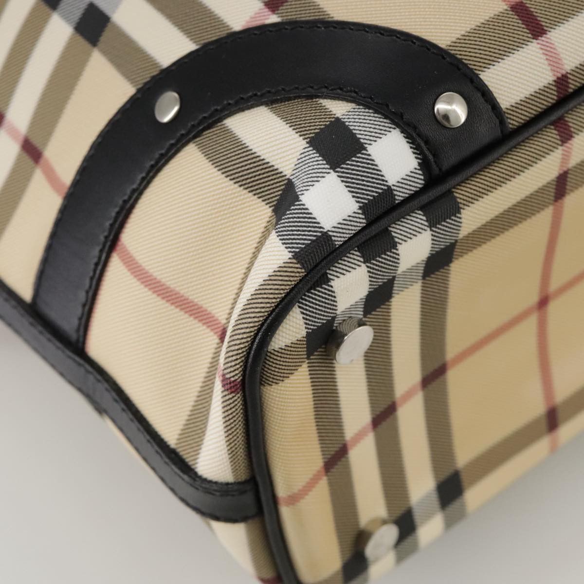Burberry Nova Check Beige Canvas Tote Bag (Pre-Owned) Size ONE SIZE - 15 Thumbnail