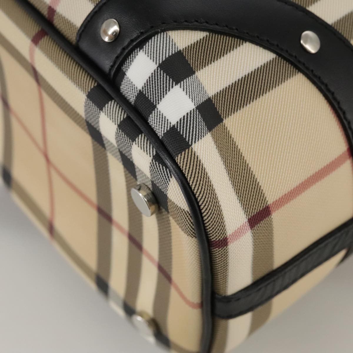 Burberry Nova Check Beige Canvas Tote Bag (Pre-Owned) Size ONE SIZE - 16 Thumbnail