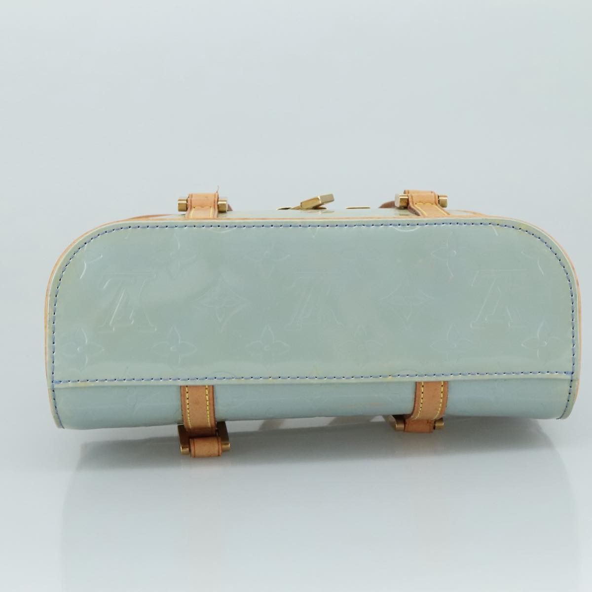 Louis Vuitton Sullivan Blue Patent Leather Handbag (Pre-Owned) Size ONE SIZE - 6 Thumbnail