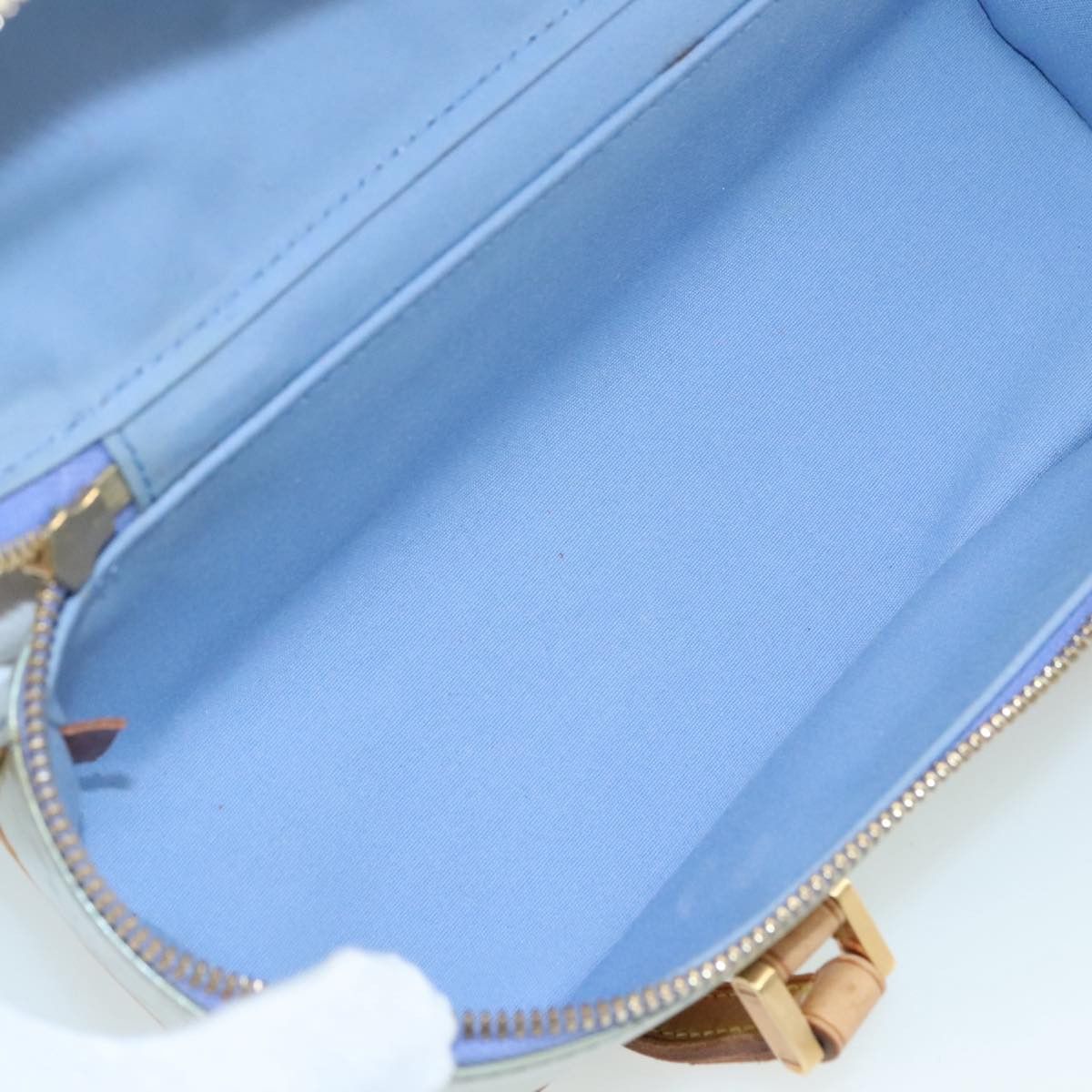 Louis Vuitton Sullivan Blue Patent Leather Handbag (Pre-Owned) Size ONE SIZE - 19 Thumbnail