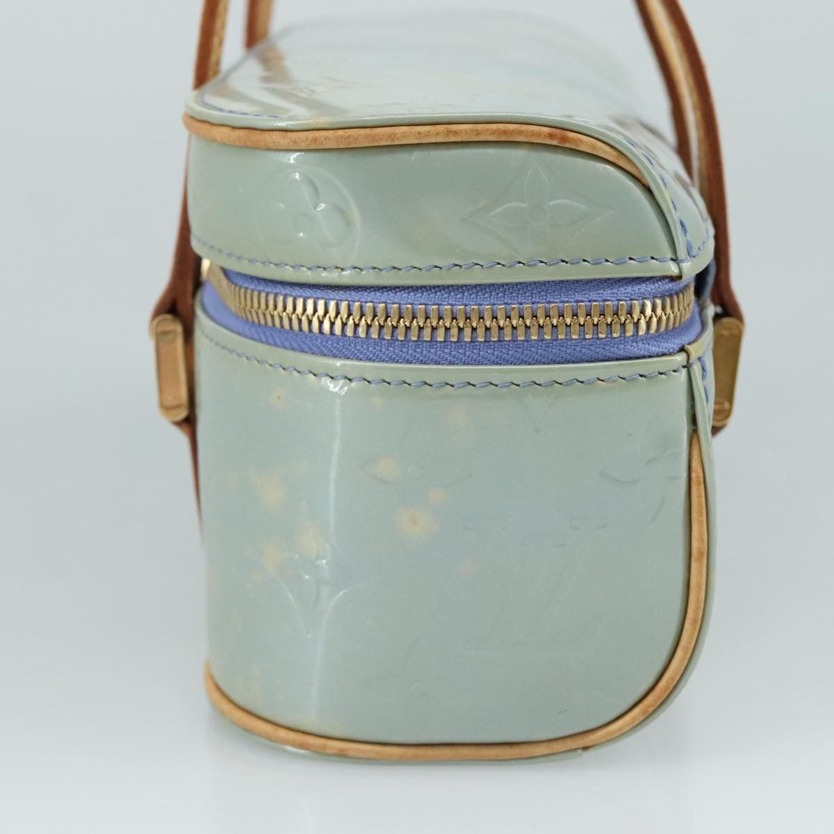 Louis Vuitton Sullivan Blue Patent Leather Handbag (Pre-Owned) Size ONE SIZE - 4 Thumbnail