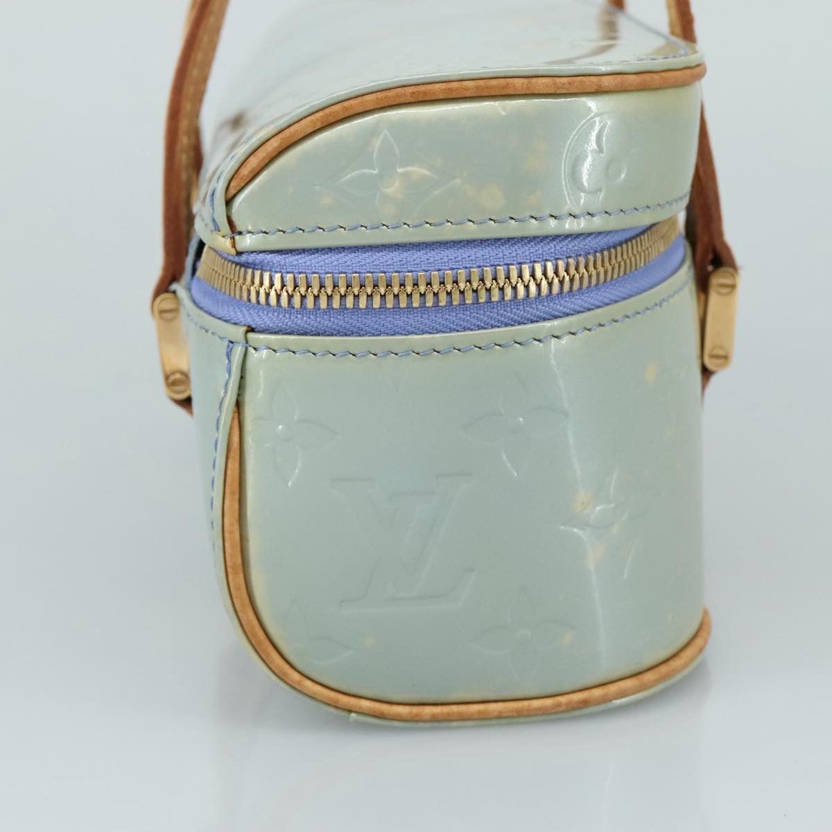 Louis Vuitton Sullivan Blue Patent Leather Handbag (Pre-Owned) Size ONE SIZE - 3 Thumbnail