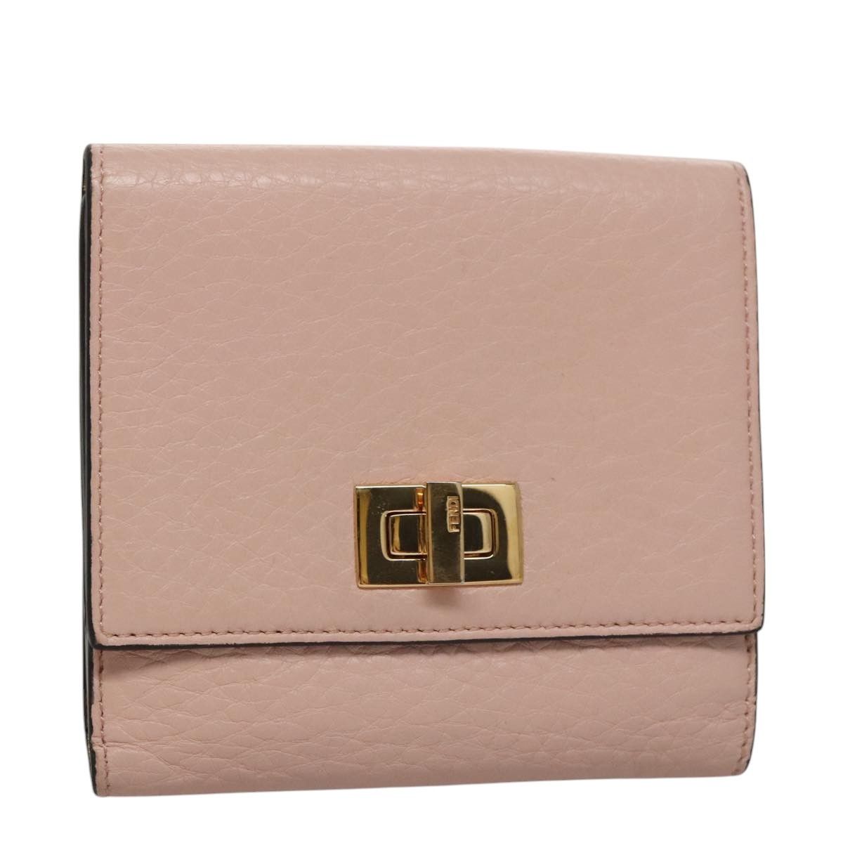 Fendi Peekaboo Pink Leather Wallet (Pre-Owned) Size ONE SIZE - 18 Thumbnail
