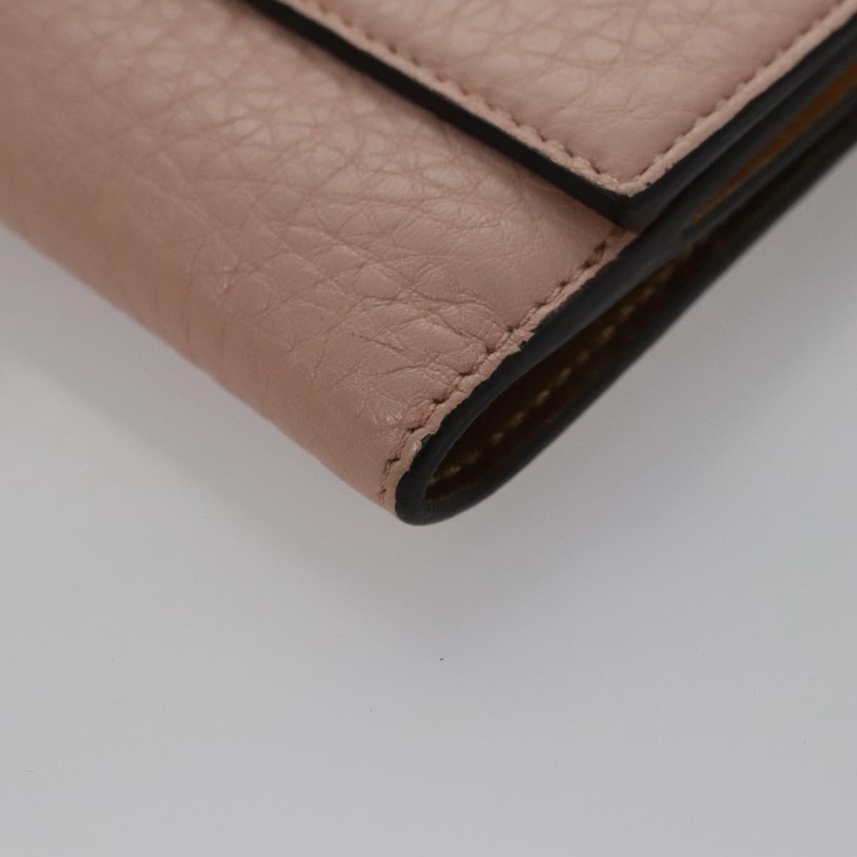 Fendi Peekaboo Pink Leather Wallet (Pre-Owned) Size ONE SIZE - 8 Thumbnail