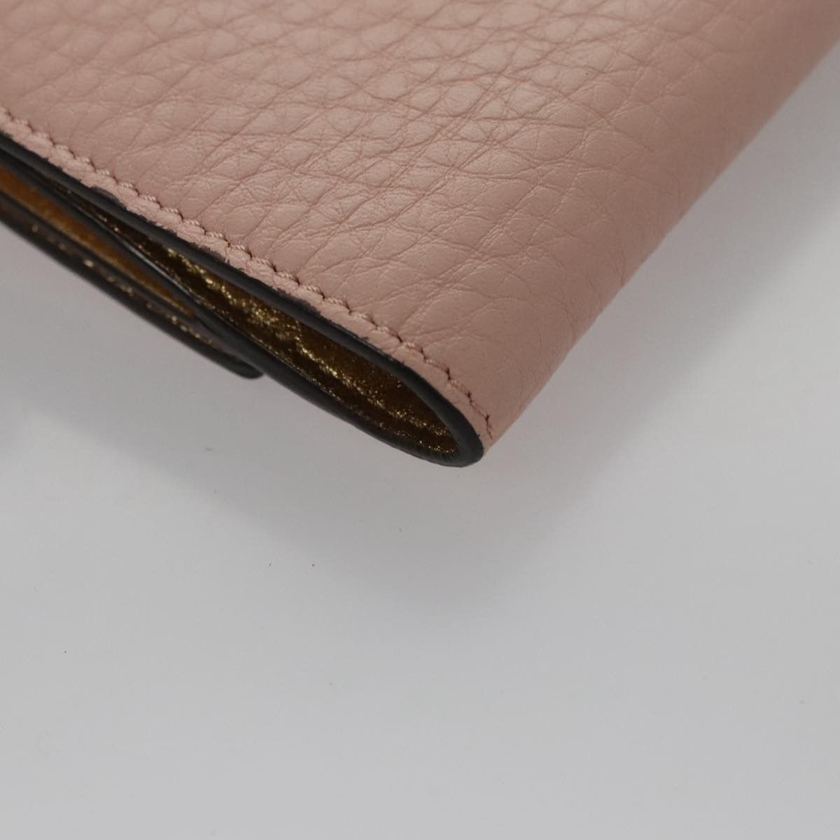 Fendi Peekaboo Pink Leather Wallet (Pre-Owned) Size ONE SIZE - 5 Thumbnail